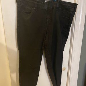 Size 20 Torrid Black Denim Capris